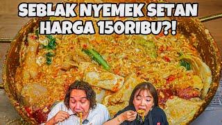 NYIKSA LAMBUNG! SEBLAK NYEMEK 100CABE SETAN HARGA 150K?!