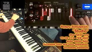 Yamaha YC 61/73/88 - OS v1.2 Feb 2022 - Focus on Improved Leslie Simulation @YamahaSynthsOfficial