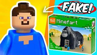 I tried CHEAP LEGO MINECRAFT KNOCKOFFS