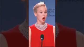 Jennifer Lawrence's Funny And Chaotic Reaction To Lady Gaga #shorts #jenniferlawrence #ladygaga