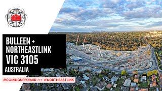 Bulleen | Northeast Link Build, Victoria from above // #Comingupforair