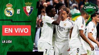  REAL MADRID vs OSASUNA EN VIVO  LA LIGA ESPAÑOLA