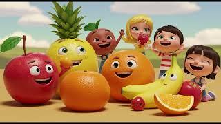 Juicy Fruity Fun!  Sing Along & Learn Fruits | Kids Nursery Rhyme & Educational Song