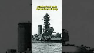 The Battleship That Splintered in Harbor, IJN Mutsu #ww2 #history #stories #trivia #fyp