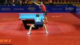 Champions League Final 2010: Wang Jian Jun - Timo Boll