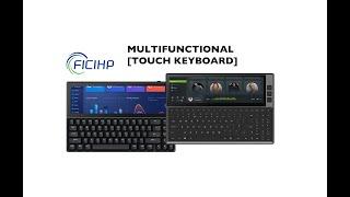 FICIHP Multifunctional Keyboard with 12.6 inches Touchscreen