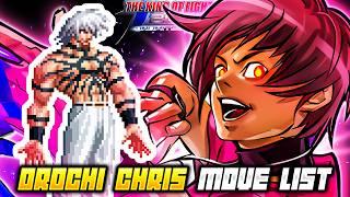 OROCHI CHRIS MOVE LIST - The King of Fighters 2002 Unlimited Match (KOF2002)