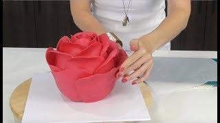 GIANT ROSE cake!