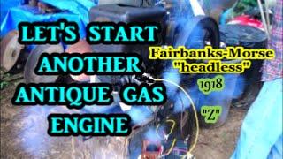 Fairbanks Morse Z 1 1/2 hp start up hit miss engine 1918