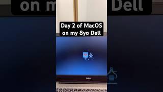 Day 2 of getting MacOS on my 8 year old Dell laptop #tech #techtok #apple #mac #windows #pc #yaptech