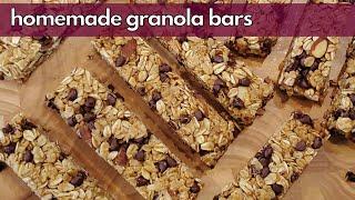 How to Make Granola Bars at Home! | Easy Recipe!