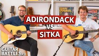 Martin D28: Sitka vs Adirondack Spruce | Guitar Battles