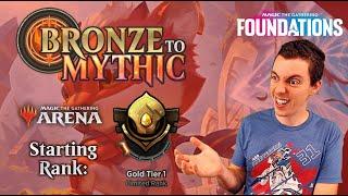  Bronze To Mythic: Episode 6 - Starting Rank: Gold 1 - MTG Arena:  Foundations 