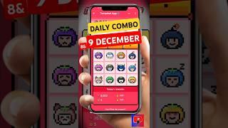 Tomarket daily combo 9 December | tomarket daily combo today | tomarket today combo | #shorts