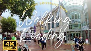 Walking Tour of Reading, England UHD 4K | Oracle Shopping Centre | September 2022