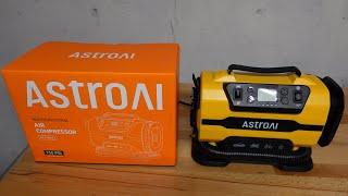 AstroAI Portable Air Compressor Tire Inflation Demonstration