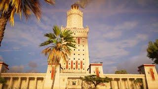 Walking in the Lighthouse of Alexandria 4k 48 BC - Egypt