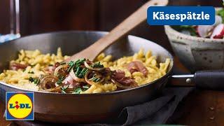 Einfache Käsespätzle | 7 Zutaten | Lidl Kochen