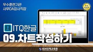 [ITQ한글]9.차트작성하기 #울산컴활학원 KH인재교육원 _#울산ITQ자격증 (17:15)