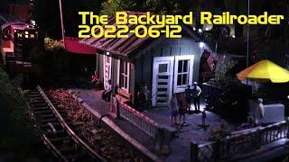 The Backyard Railroader playing with Trains 2022-06-12