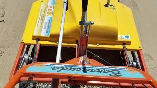 Walk Behind beach cleaner - Volleyball Sand sifting and Grooming