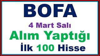 4 Mart #BOFA'nın Alım Yaptığı İlk 100 Hisse #halkaarz #bist100 #borsa #borsaistanbul #bistarz