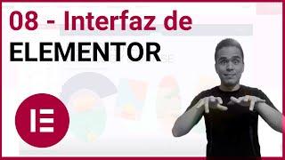 Interfaz de Elementor - Curso de ELEMENTOR PRO 2023 desde Cero | Cap 08