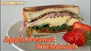 [혜니쿡#41] 애플피넛 샌드위치 레시피 (Apple Peanut Sandwich Recipe)