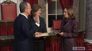 For swearing-in with Kamala Harris, Sen. Adam Schiff uses 1490 edition of Maimonides’ Mishneh Torah