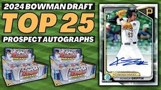 2024 Bowman Draft Top 25 Prospect Autographs | Releases December 4th | Bowman Chrome Baseball Cards