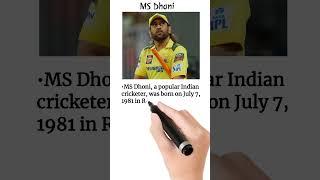 MS Dhoni ️ Thala For No Reason l Few Lines On MS Dhoni l