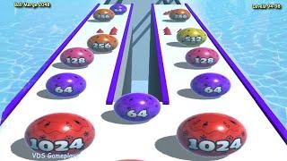 Ball Merge 2048 ! Ball Run Game All Levels Gameplay (94-98) android, iOS