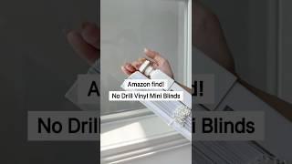  No-Drill Vinyl Blinds