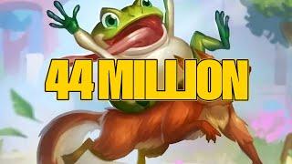 The 44 Million Attack Leapfrogger Build | Dogdog Hearthstone Battlegrounds