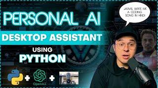 J.A.R.V.I.S - OpenAI + Python  Powered AI Desktop Assistant that Talks Like a Human (FROM SCRATCH!)