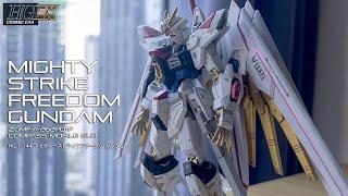 HGEX? Mighty Strike Freedom Gundam - Gunpla Custom Full Build [Mobile Suit Gundam SEED Freedom]