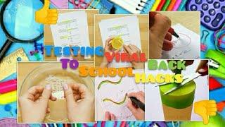 Testing viral back to school hacks / pass or fail / Ayesha`s Creations