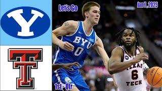 Texas Tech Red vs BYU Cougars  FULL GAME HIGHLIGHT Final | Jan 7, 2025 Men's College Basketball