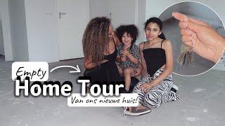 EMPTY HOME TOUR! Welkom in ons nieuwe huis! verhuisvlog#2