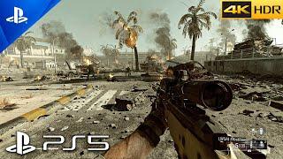 (PS5) GROUND WAR IRAQ 1991 | IMMERSIVE Realistic Graphics Gameplay [4K 60FPS HDR] Call of duty