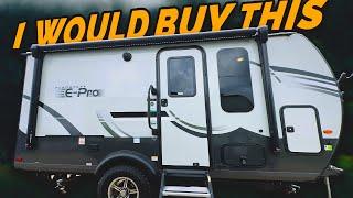 THE BEST travel trailer RV under 20FT? 2024 Forest River Flagstaff E-Pro E15FBS