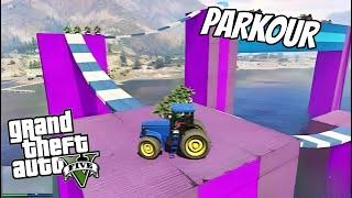 Barbadi Stunt Race & Tractor Race Parkour | GTA V