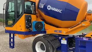 HMC350  3.5 m3 Self-loading Concrete Mixer Was Delivered to our client