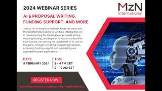 AI & Proposal writing, funding support, and more