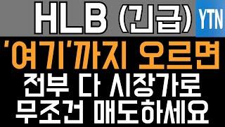 HLB 에이치엘비 매수 매도 주가전망 - 긴급속보) BIMO 통과했지만 '여기'까지 오르면 무조건 매도하세요!