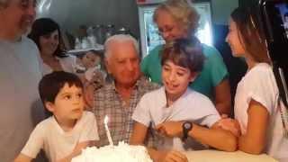 Felipe de la Colina. Cumpleaños de tata (86), 6 de febrero 2015