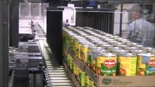 ARPAC's BPTW Tray Wrapper and TD-60 Stacker Multipacking Cans