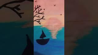 My first painting  #Paper Craft #Simple and Easy #Kiran Craft