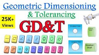 Geometric Dimensioning & Tolerancing (GD&T) | #GD&T symbols explained | GD&T Tutorials | GD&T Basics