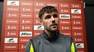 Post Match | Connor Hall talks following Emirates FA Cup loss against Barnsley